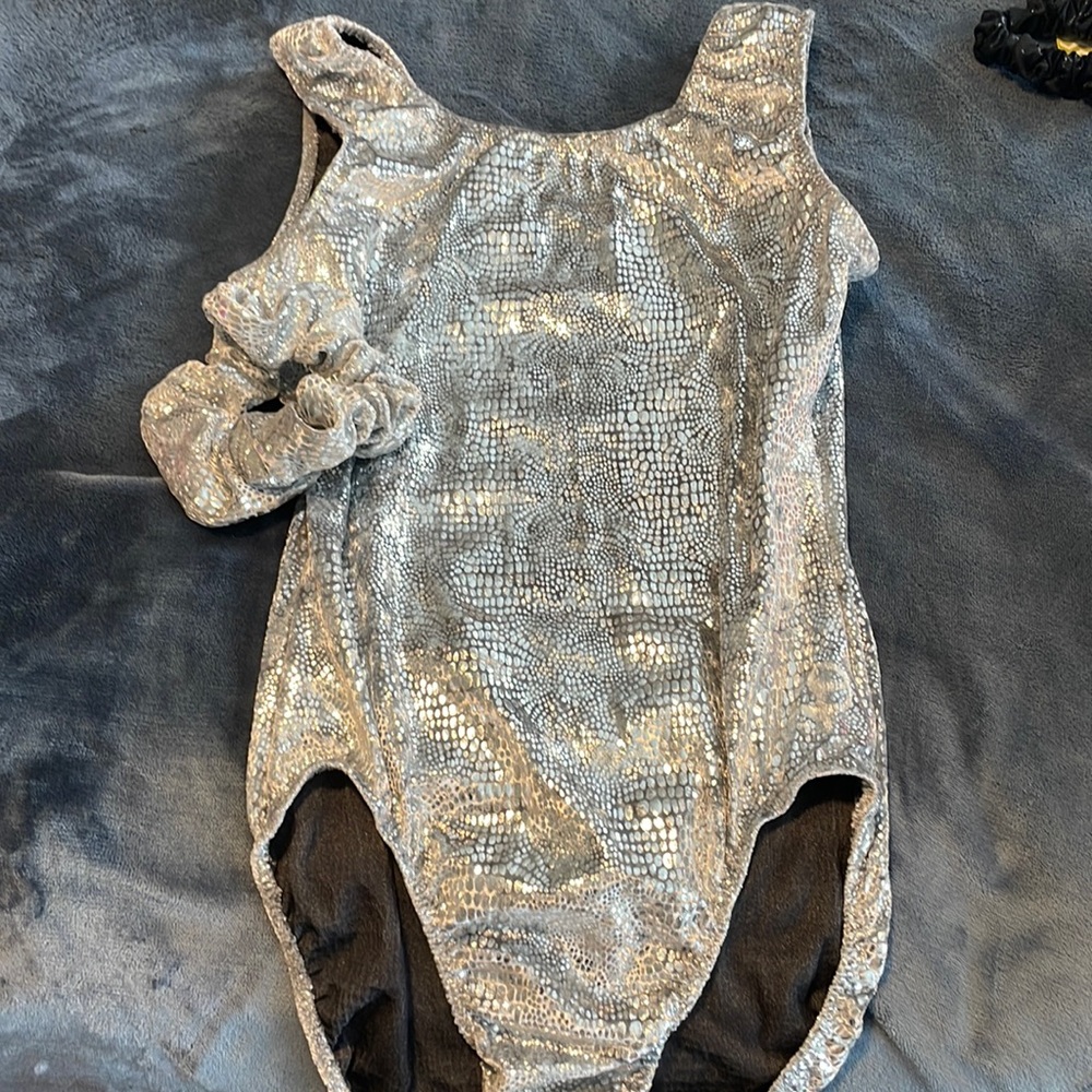 Disco Themed Leotard with Matching Scrunctie